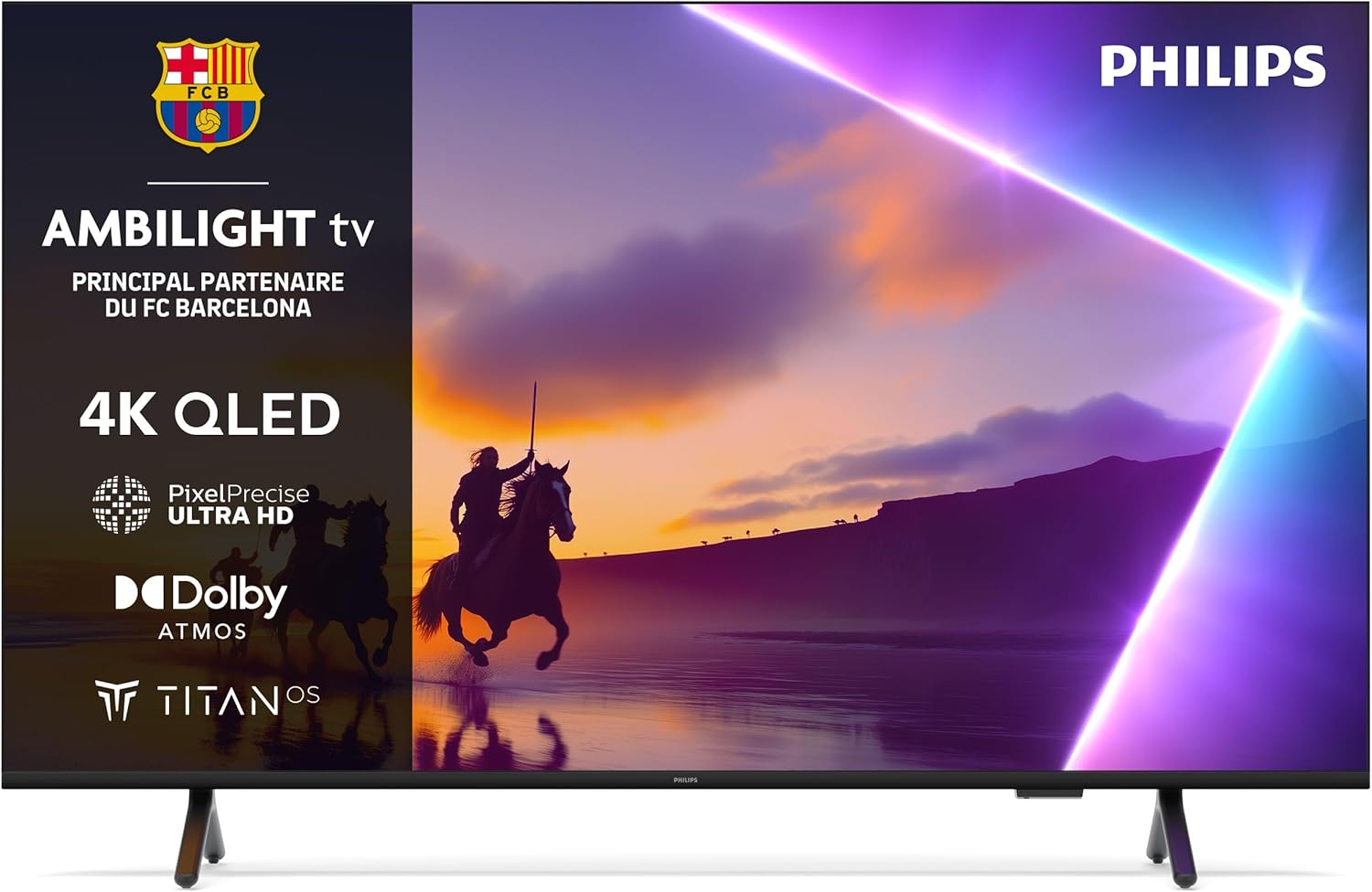 Philips 55PUS8500 Ambilight — Test & Avis (4K LED 55&Prime;, 350 nits, Titan OS) — vue principale du produit