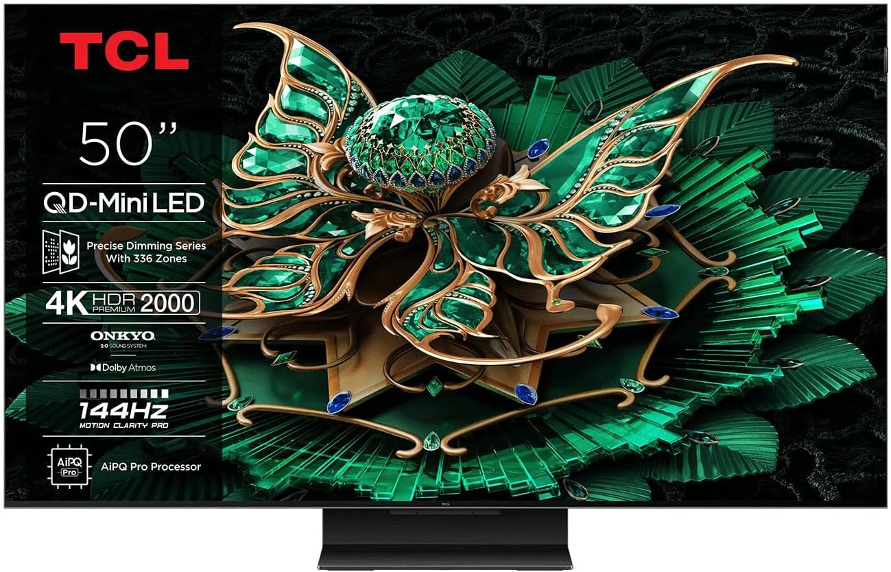 TCL C7K 50” — vue principale du produit