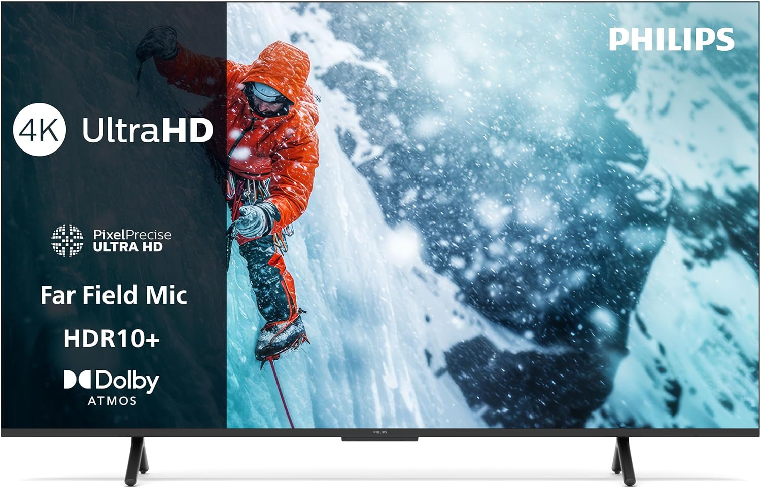 Philips 55PUS7200 4K LED — Test & Avis (55&Prime;, Titan OS, Dolby Atmos) — vue principale du produit