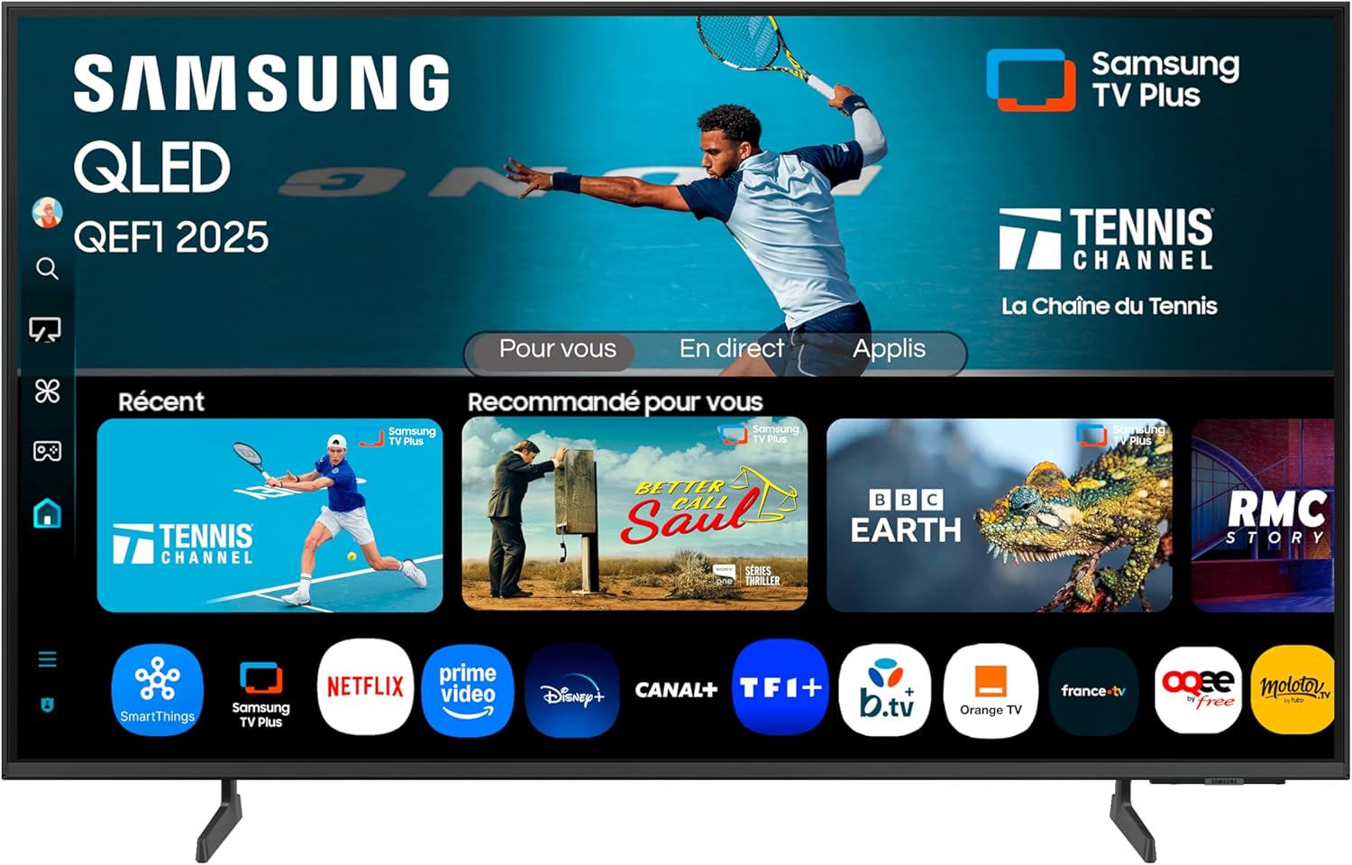 Samsung 50QEF1 — Test & Avis (50&Prime; QLED Q4 AI 1000 nits Gaming) — vue principale du produit