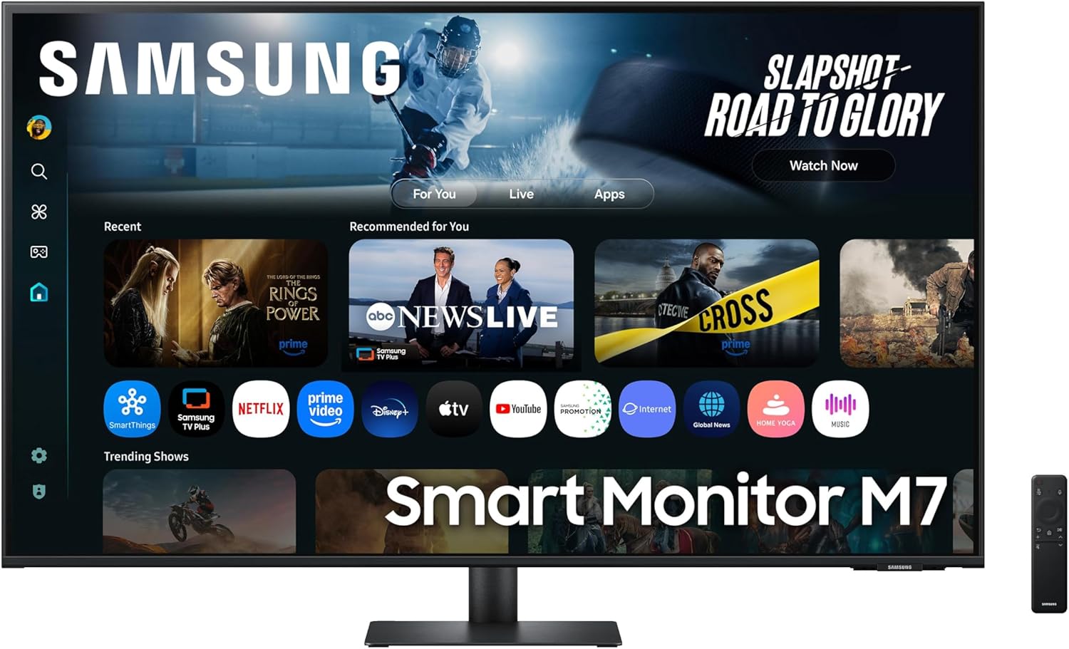 Samsung Smart Monitor M70F — Test & Avis (32&Prime; 4K USB-C 65W, polyvalent bureau) — vue principale du produit